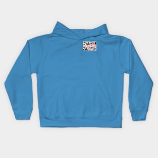 Rectangular Small Logo Not Transparent Kids Hoodie